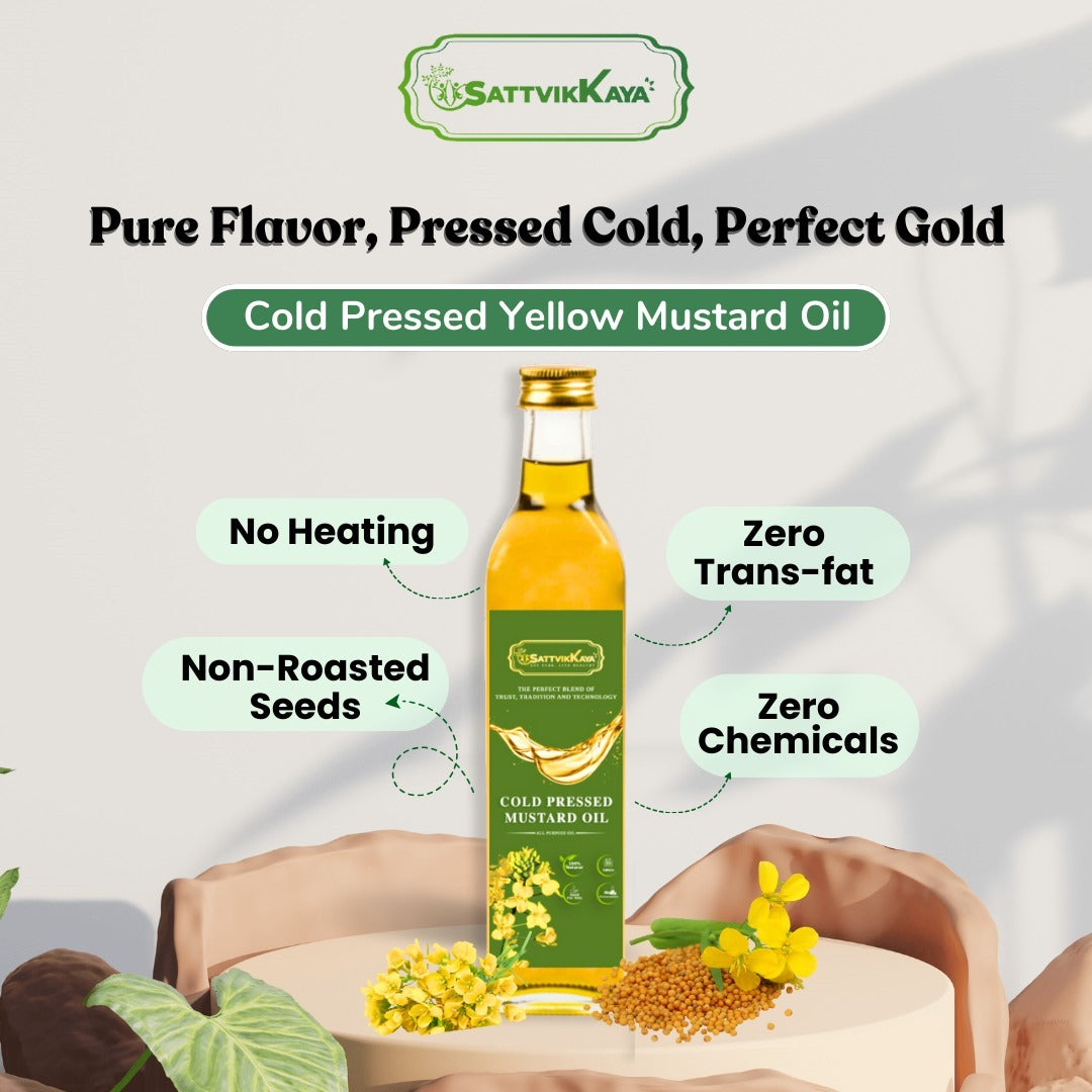 Cold Pressed Yellow Mustard Oil