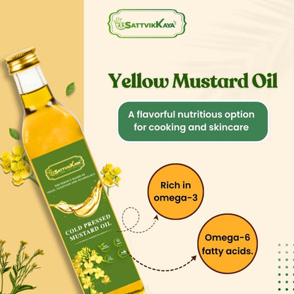 Cold Pressed Yellow Mustard Oil